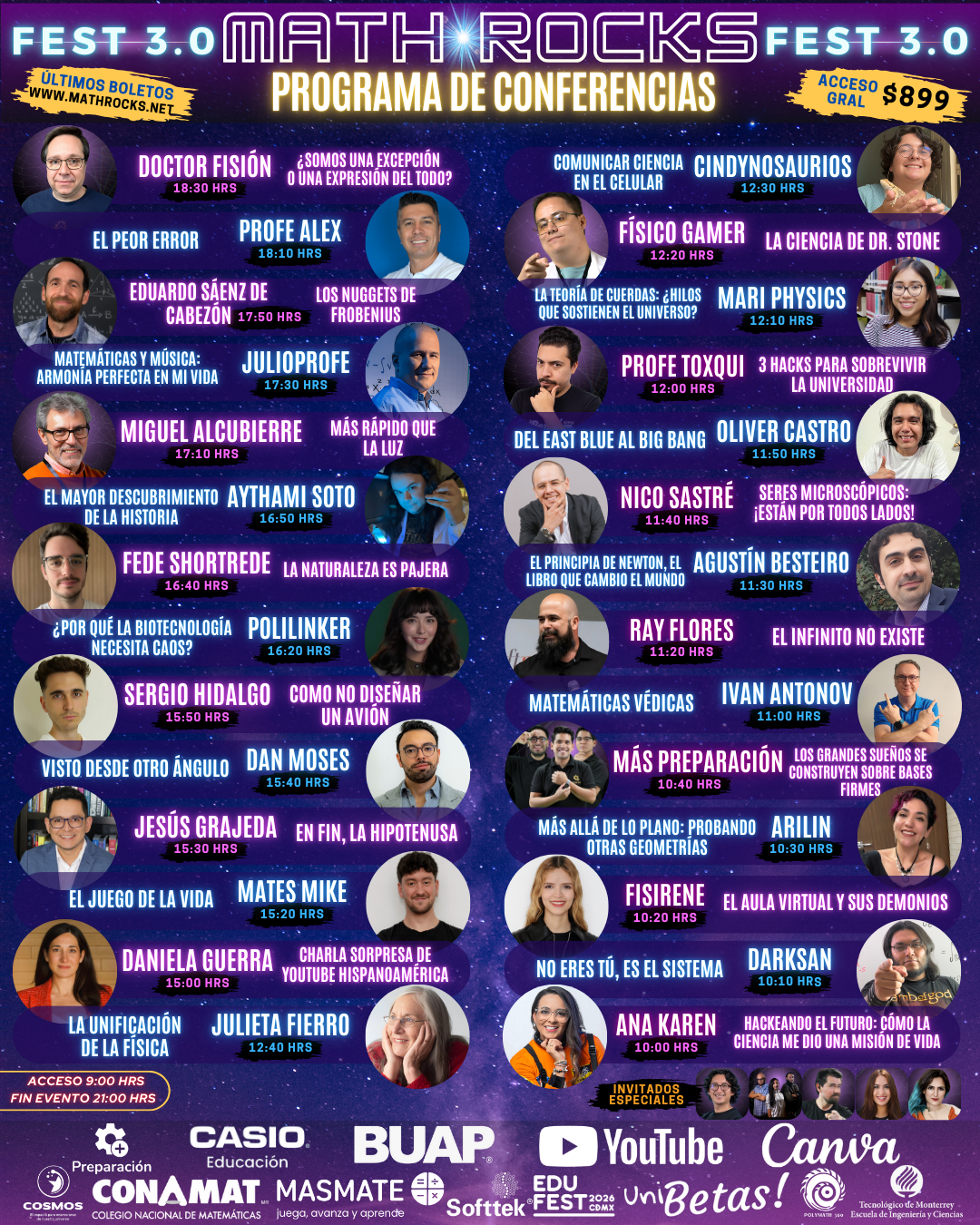 Contenido exclusivo Math Rocks Fest